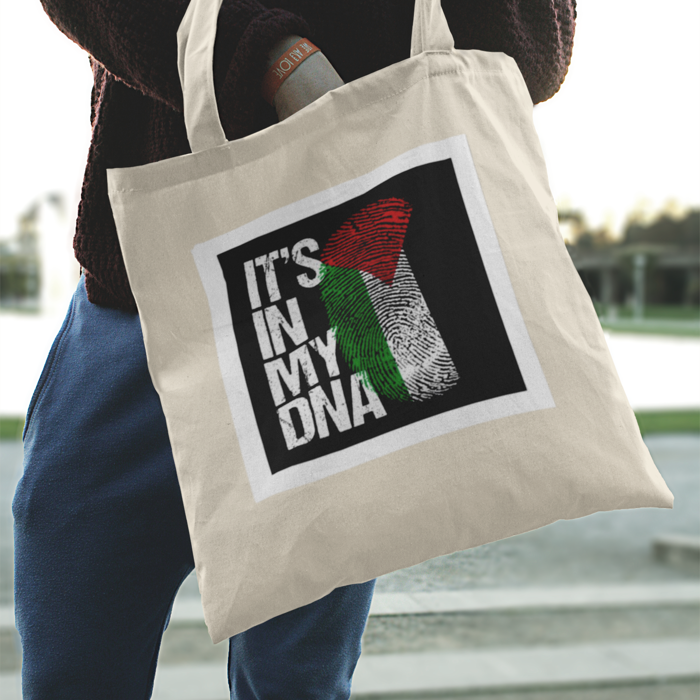 Palestine in my DNA Tote Bag - Tote Nama