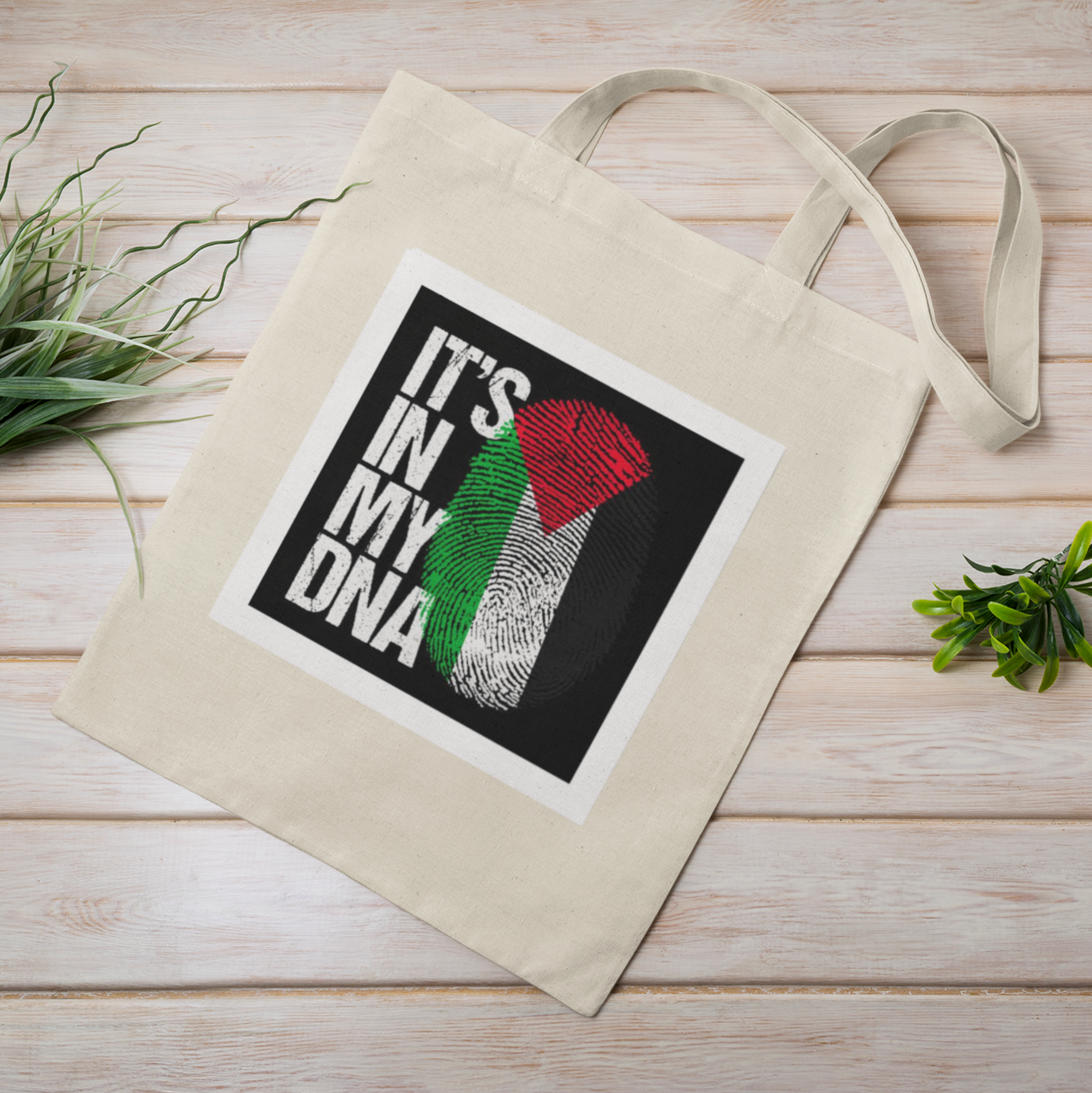 Palestine in my DNA Tote Bag - Tote Nama