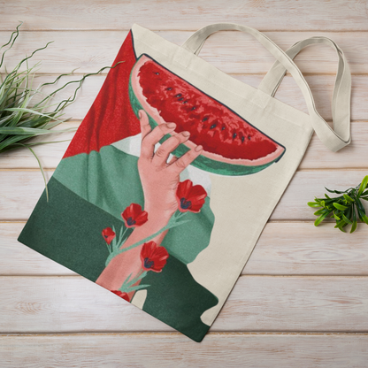 Watermelon Palestine Tote Bag - Tote Nama